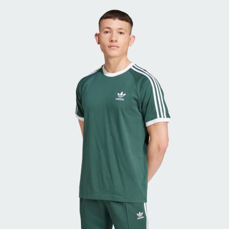 Dark green adidas t shirt online