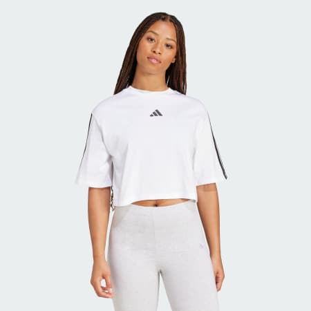 Essentials 3-Stripes Cotton Loose Tee
