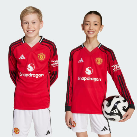 Dječji dres dugih rukava Manchester United 25/26 Home