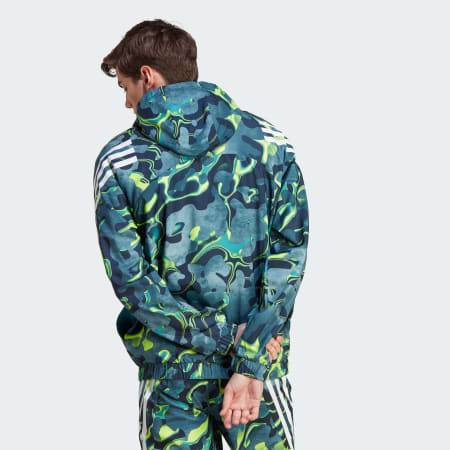 Future Icons Allover Print Full-Zip Hoodie