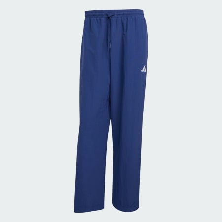 Pantaloni Essential Small Logo, din material țesut, cu tiv deschis