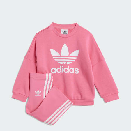 Set Lejer cu Tricou cu Guler Rotund și Colanți Evazați