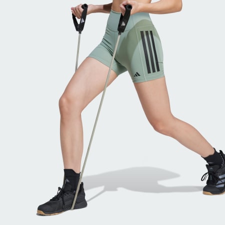 Optime 3-Stripes 1/4 Short Leggings