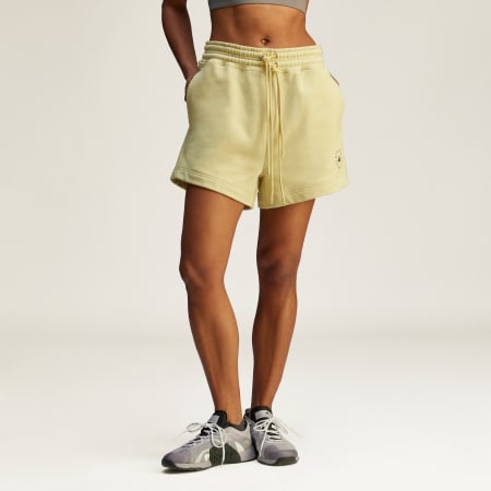 Pantaloni scurți din material flaușat adidas by Stella McCartney TrueCasuals