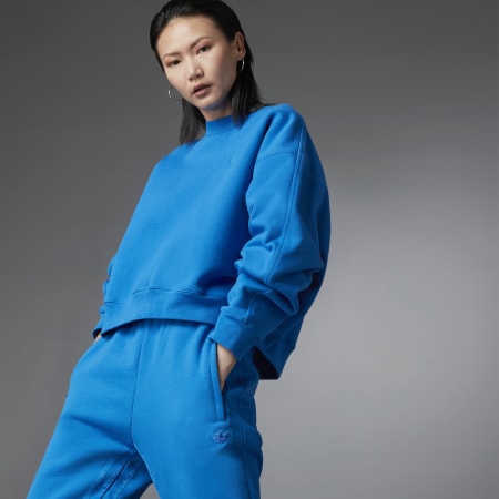 Blue Version Batwing Crew Sweatshirt