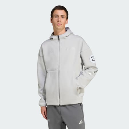 Jakna s kapuljačom i patentnim zatvaračem cijelom duljinom Mercedes - AMG Petronas Formula One Team Silver Arrows