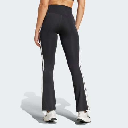 Optime Essentials 3-Stripes Flared Leggings