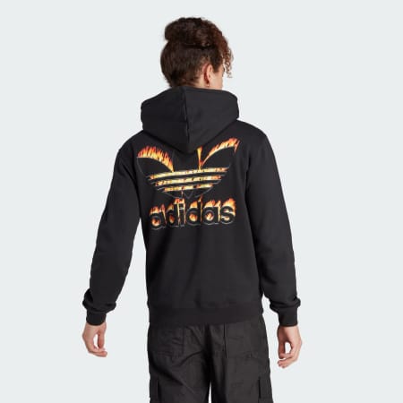 Black and gold store adidas trefoil hoodie