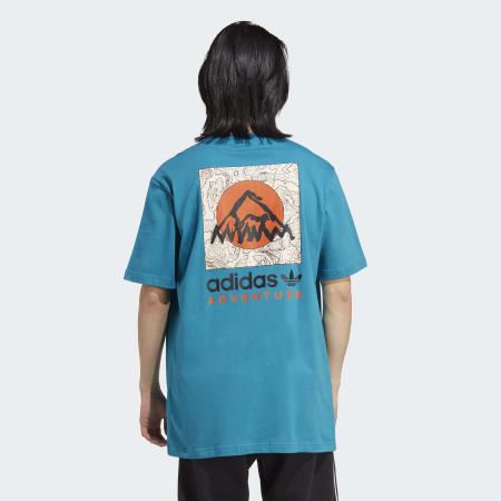T-shirt adidas Adventure Mountain Back