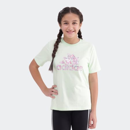 Floral Badge of Sport Graphic T-Shirt