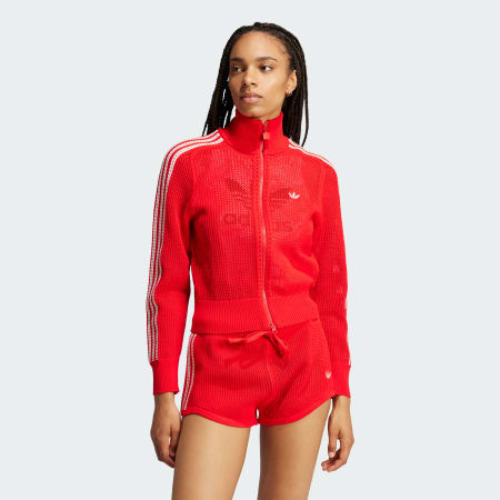 Originals Premium Crochet Track Top