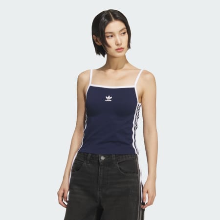 3-Stripes Drawstring Padded Tank Top