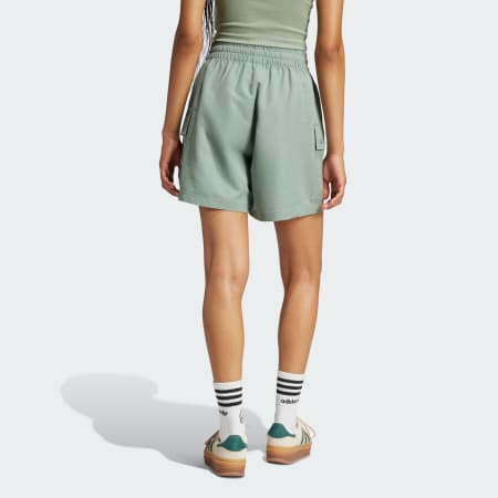 Essentials Woven High-Waist Cargo Shorts