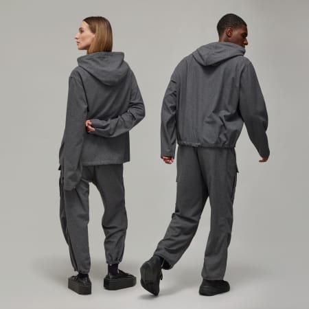 Pantaloni cargo din flanelă de lână Y-3