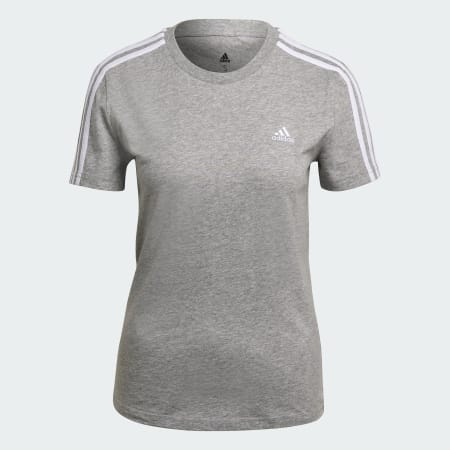 Tricou Essentials pe corp cu 3 dungi