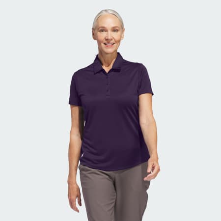 Women's Solid Performance Short Sleeve Polo Shirt