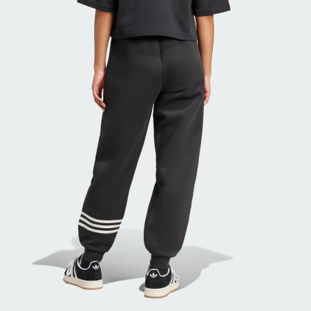 Adidas Originals Pants Neuclassics female Black logo print size XXS