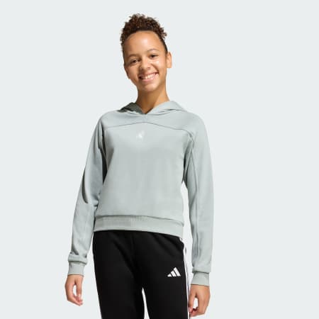 Junior Girl Holiday Glam Cropped Sweatshirt