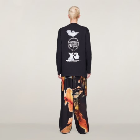 Y-3 Graphic Long Sleeve Tee