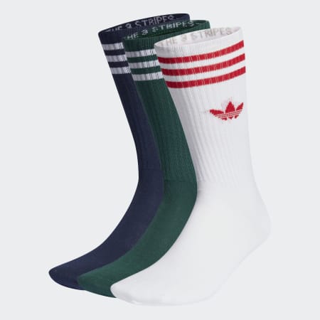 Solid Crew Socks 3 Pairs