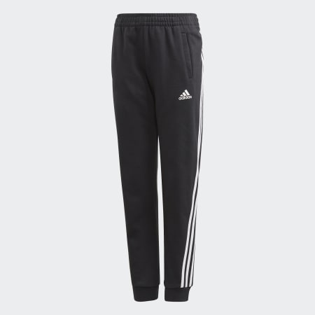 adidas 3-Stripes Tapered Leg Pants - Black | adidas UAE