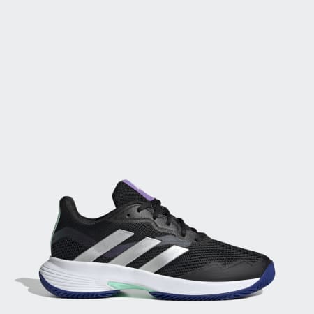 Adidas tennis shoes womens black sale