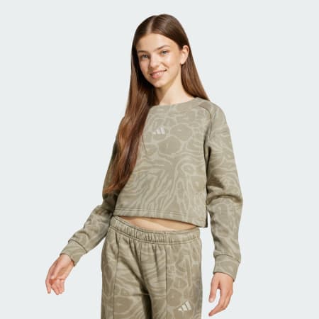 Future Icons Cropped Sweatshirt