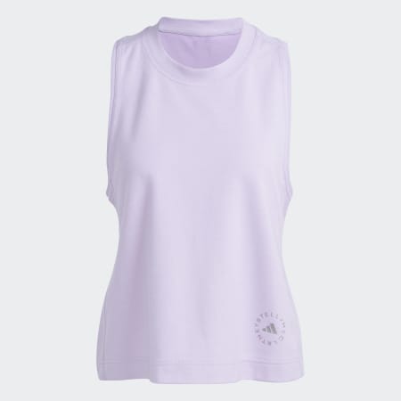 CLOTHING - adidas by Stella McCartney Logo Tank Top - Purple