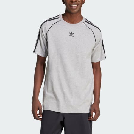 Grey adidas originals t shirt sale