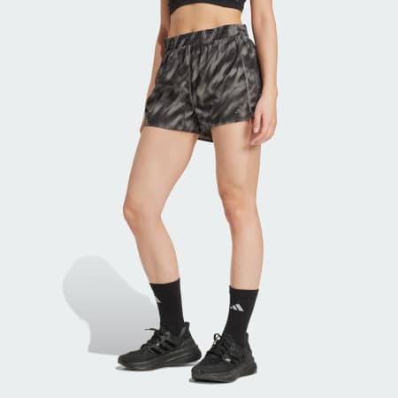 Own The Run Allover Print Shorts