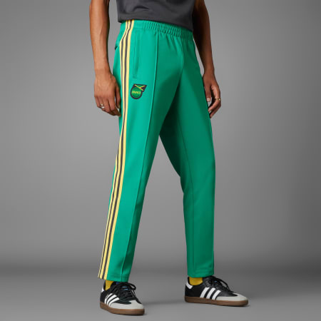 adidas - Basketball Warm-Up Tracksuit Bottoms (Silver Green)