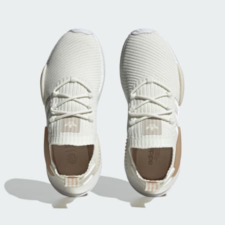 Adidas all white clearance nmd