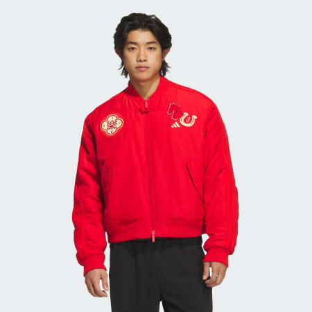 CNY MODERN CHINA 3 STRIPES PADDED BOMBER JACKET