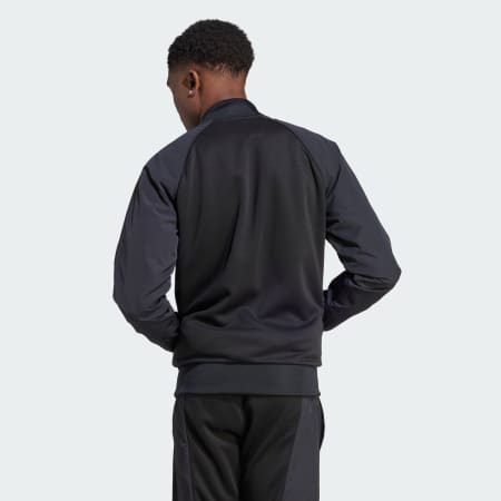 adidas Originals TRACK UNISEX - Veste de survêtement - black/white