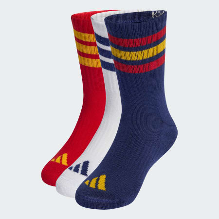 CHAUSSETTES MI-MOLLET SPORTSWEAR REMBOURR&Eacute;ES 3 BANDES (3 PAIRES)