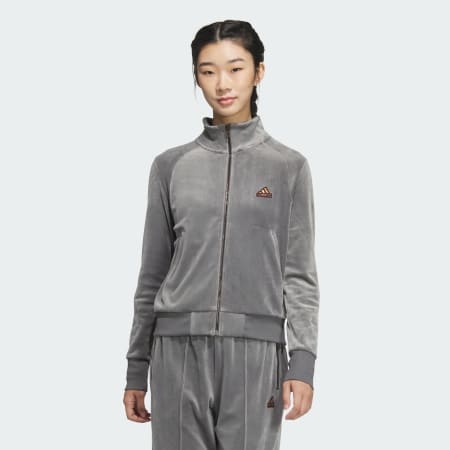 Modern Winter Velour Track Top