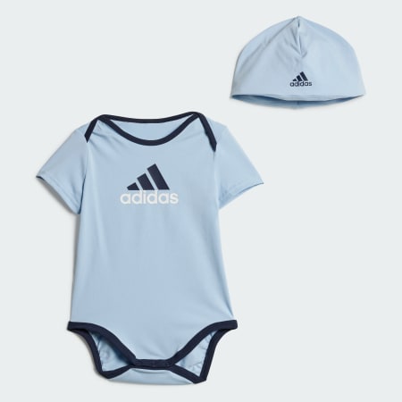 Essentials Big Logo Bodysuit and Beanie Gift Set Kids