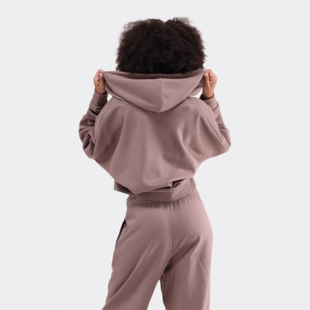 Essentials Short Full-Zip French Terry Hoodie