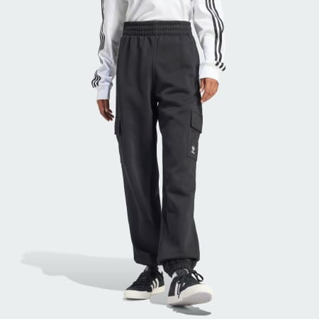 Pantaloni jogger cargo din fleece Essentials