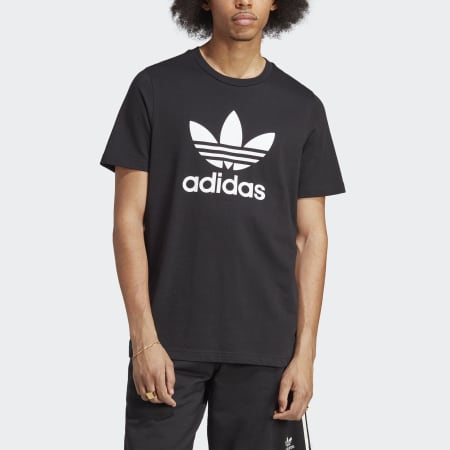 Men's Clothing - ADICOLOR CLASSICS TREFOIL TEE - Black | adidas Egypt