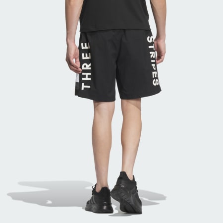 Wording Pack Loose Fit Mesh-Lined Woven Shorts