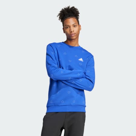 Seasonal Essentials Monogram Graphic Crew Sweatshirt
