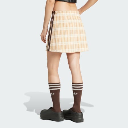 Corduroy Tartan Skirt