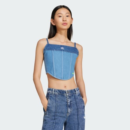 Corset din denim KSENIASCHNAIDER