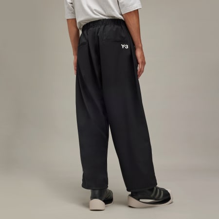 Pantaloni din lână rafinată Y-3 - Croială largă