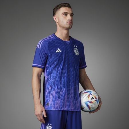 Argentina 22 Away Authentic Jersey
