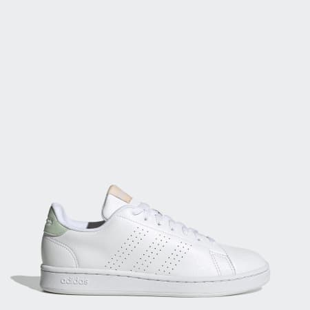 Adidas advantage clean shop mesh sneaker - women's