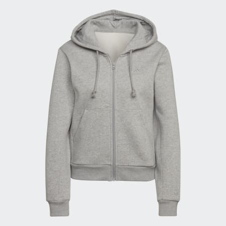 Adidas zip up hoodie womens black on sale