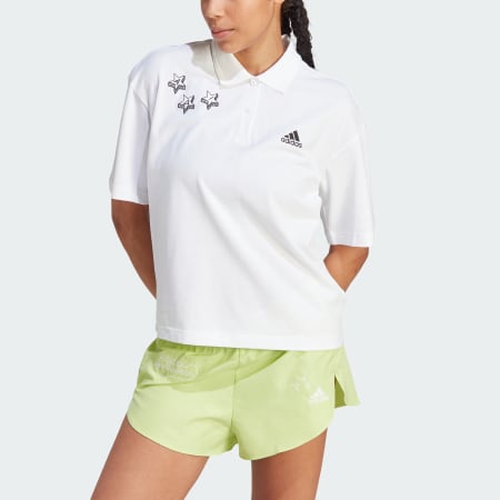 Scribble Embroidery Polo Shirt