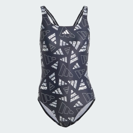 3 Bar Logo Graphic Swimsuit